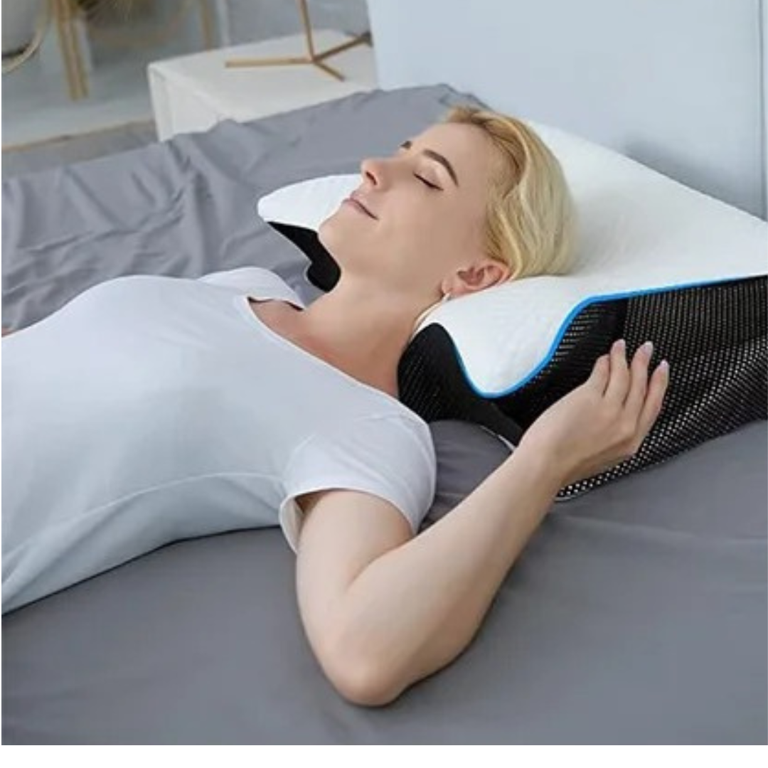 DreamForm – Anpassbares Nackenkissen für entspannten Schlaf